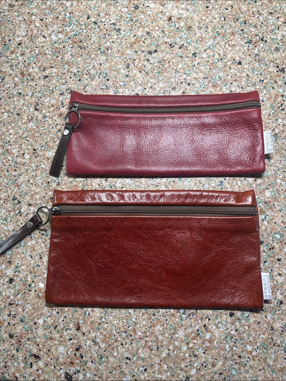Rough and Tumble zip pouch